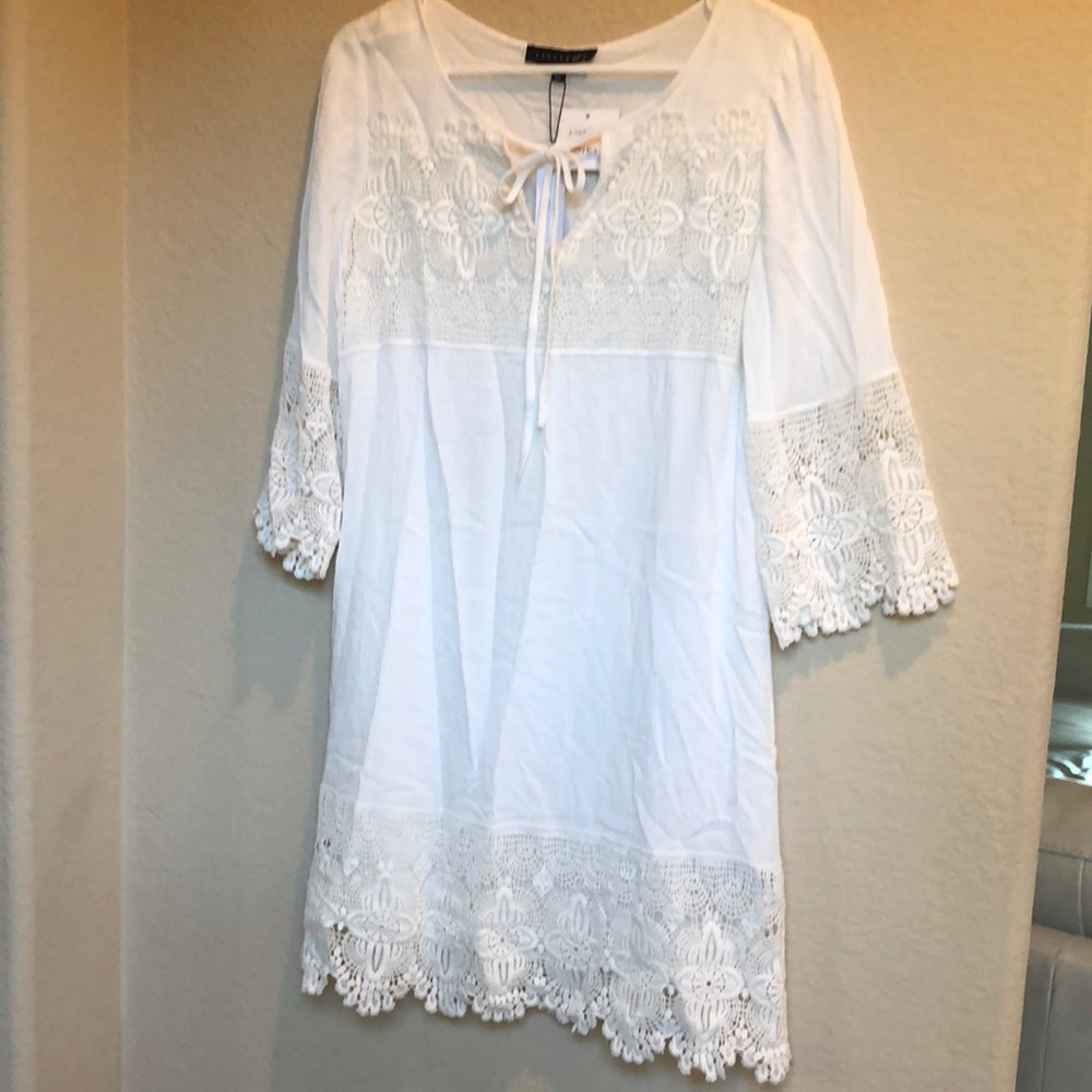 NWT! Sanctuary cream boho dress